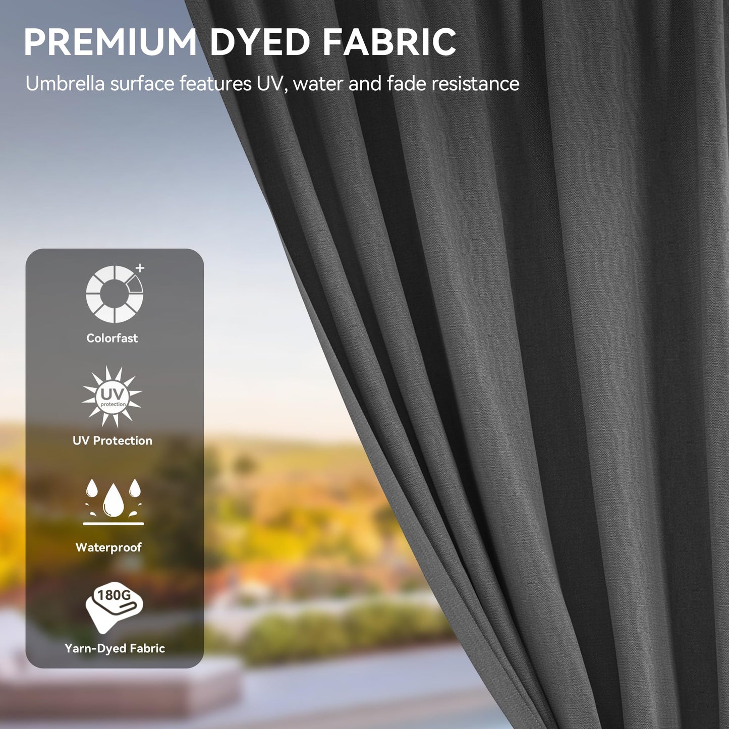 YITAHOME 10X12FT Gazebo Hard Top Patios Aluminum Frame Double Roof Canopy Garden Metal Gazebo Tent Curtains Netting for Patios Backyards Decks Lawns, Gray