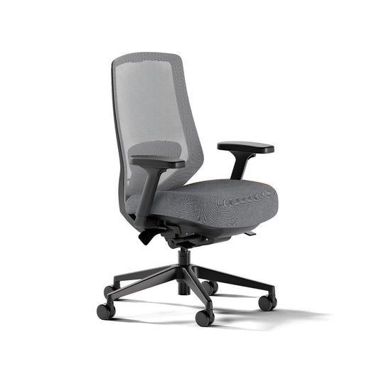 Branch Ergonomic Chair Pro - Mesh Office Chair with 14 Points of Adjustment - Height, Depth & Tilt Adjustable - 5D Armrests - Forward Tilt, Smooth Recline, and Lumbar Support - Boulder