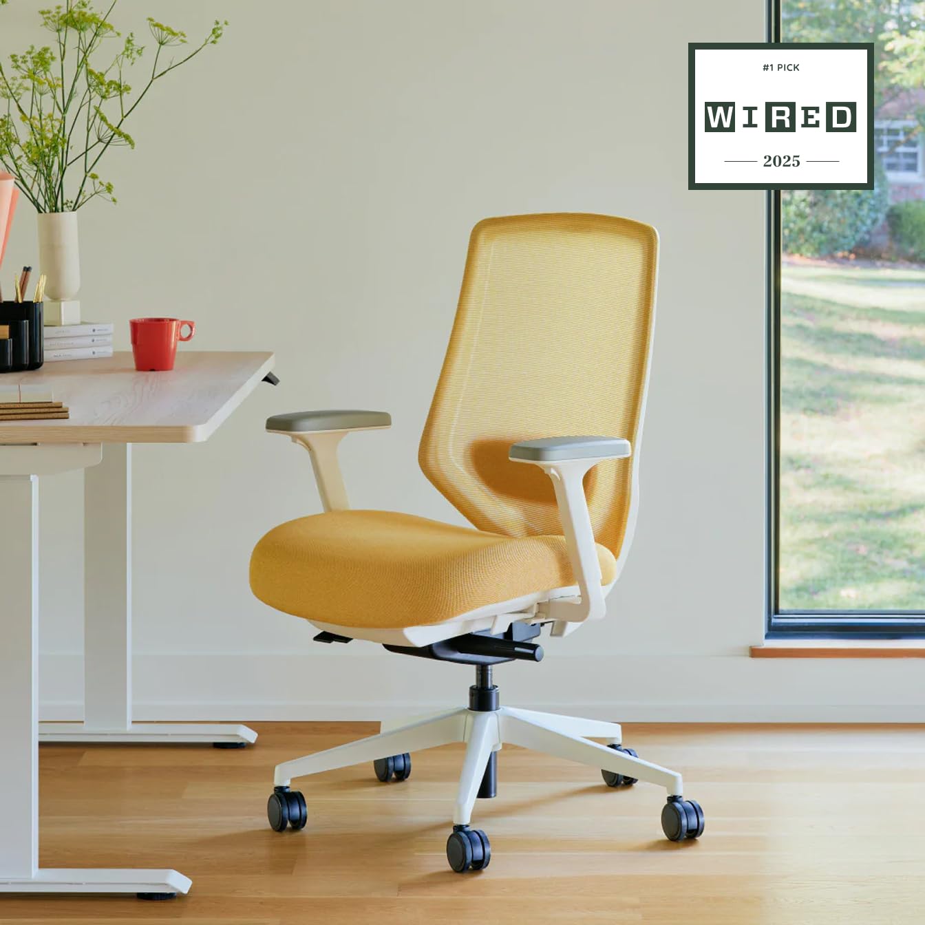 Branch Ergonomic Chair Pro - Mesh Office Chair with 14 Points of Adjustment - Height, Depth & Tilt Adjustable - 5D Armrests - Forward Tilt, Smooth Recline, and Lumbar Support - Spark