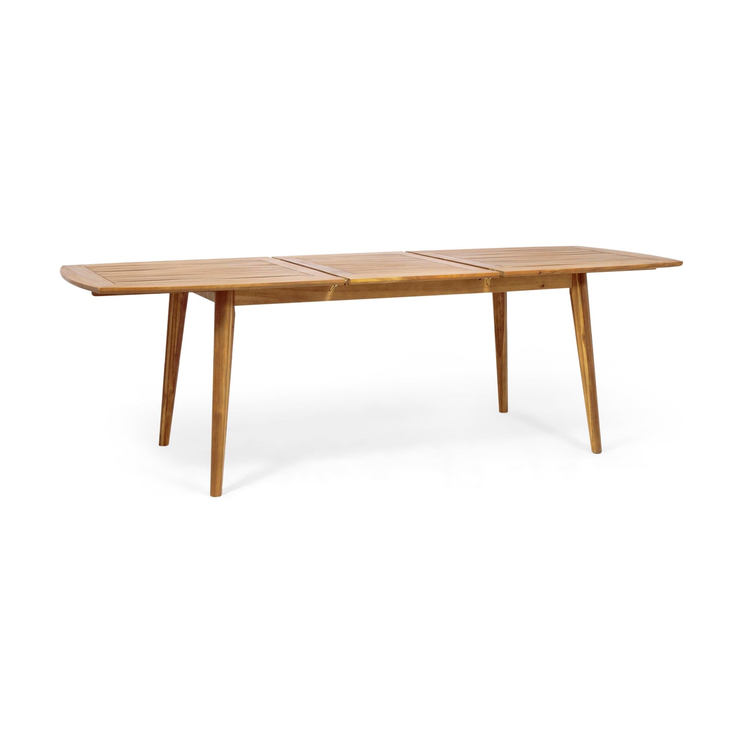Christopher Knight Home Stamford Outdoor Acacia Wood Expandable Dining Table, Teak
