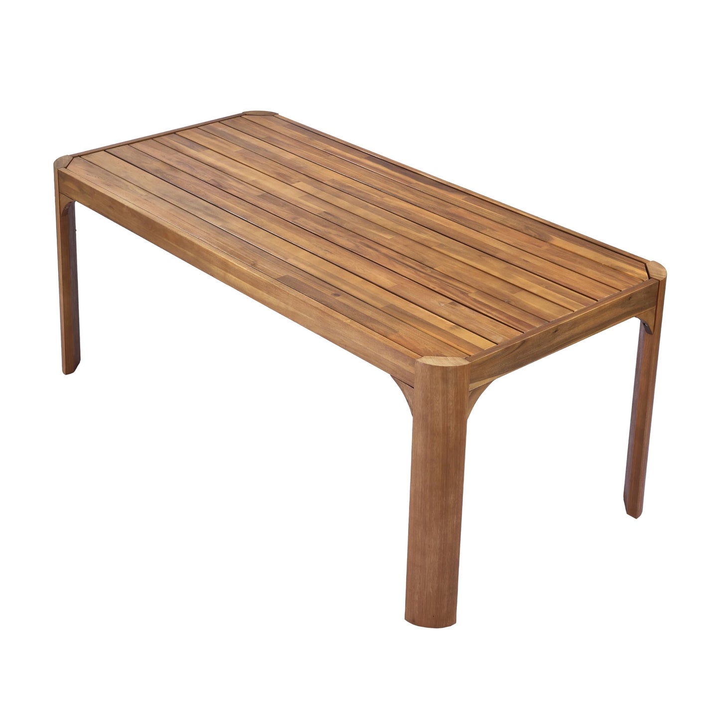 Christopher Knight Home 6 Piece Outdoor Acacia Wood Patio Dining Set, 70 Inch Rectangular Table with 4 Wicker Dining Chairs and Bench, Teak Finish Patio Table and Chairs Set for Garden Backyard Deck