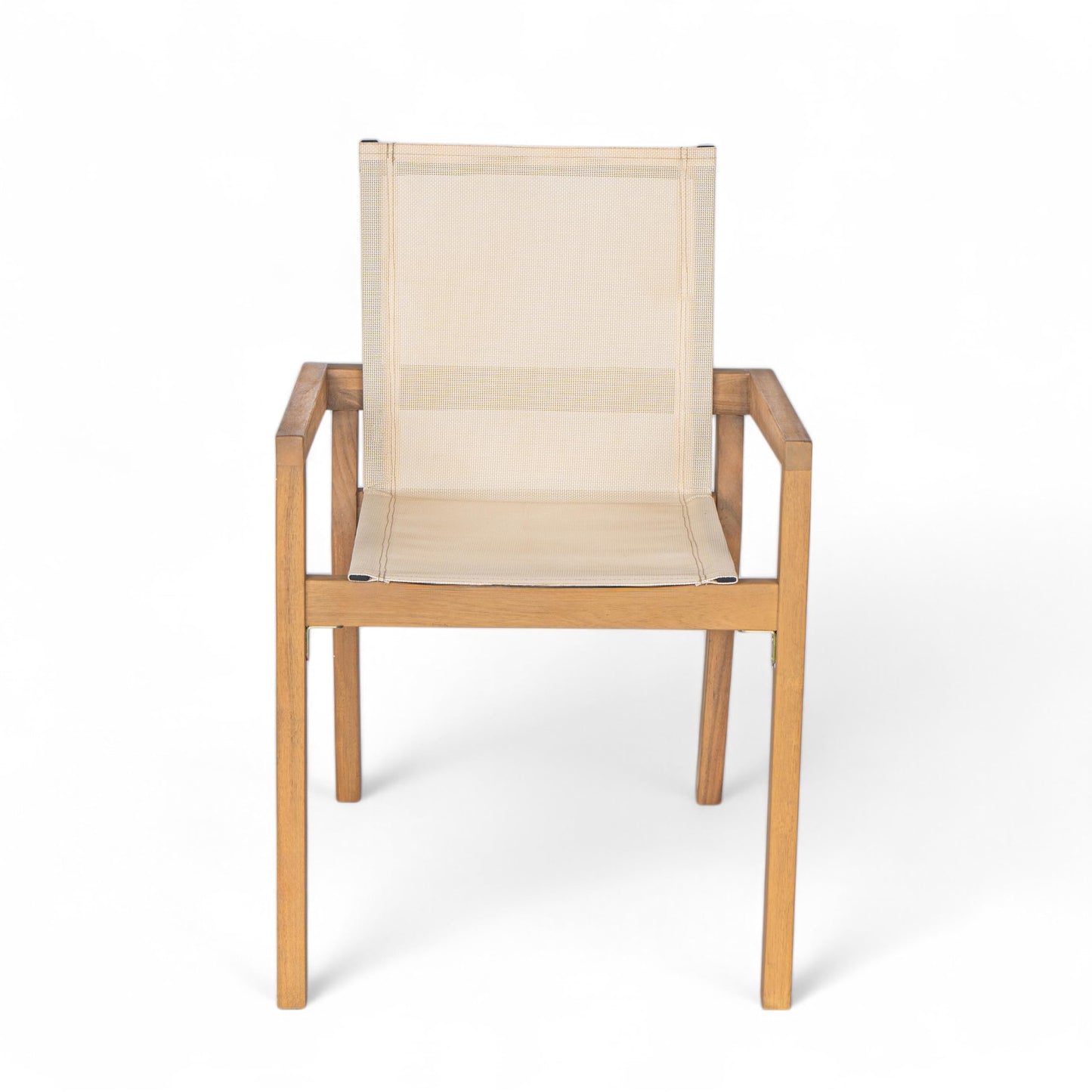 Christopher Knight Home Zion Acacia Wood Outdoor Dining Set for 6, 7 Piece Patio Dining Table and Chair Set, Wooden Outdoor Dining Armchair and Table Set, Teak+Beige