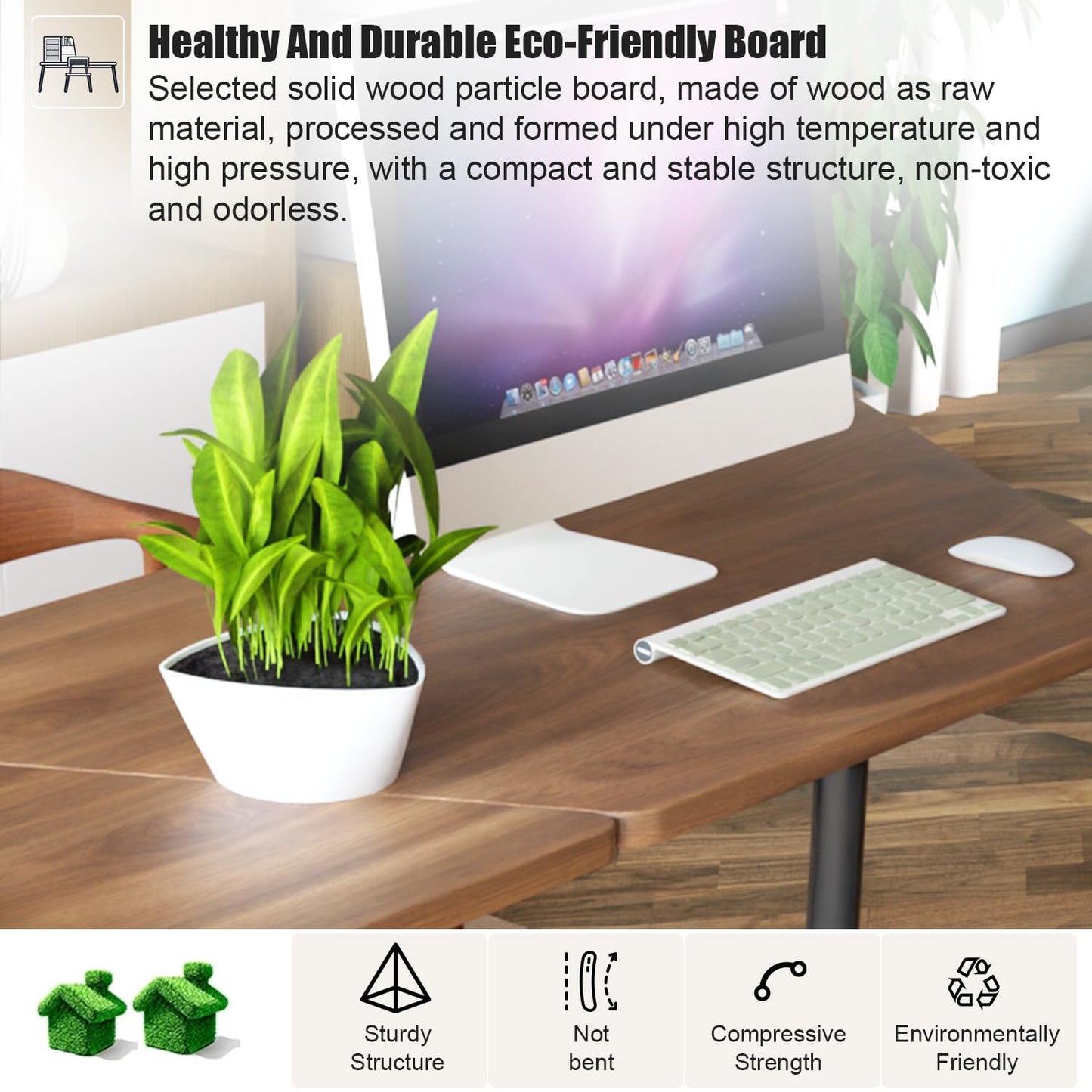 Modern Conference Table,47.2 Inch Meeting Seminar Table,Folding Conference Room Tables with Caster Wheels,Sturdy Mobile Training Table Business Boardroom Tables for 2-10 People,Support 550lbs (6pack)