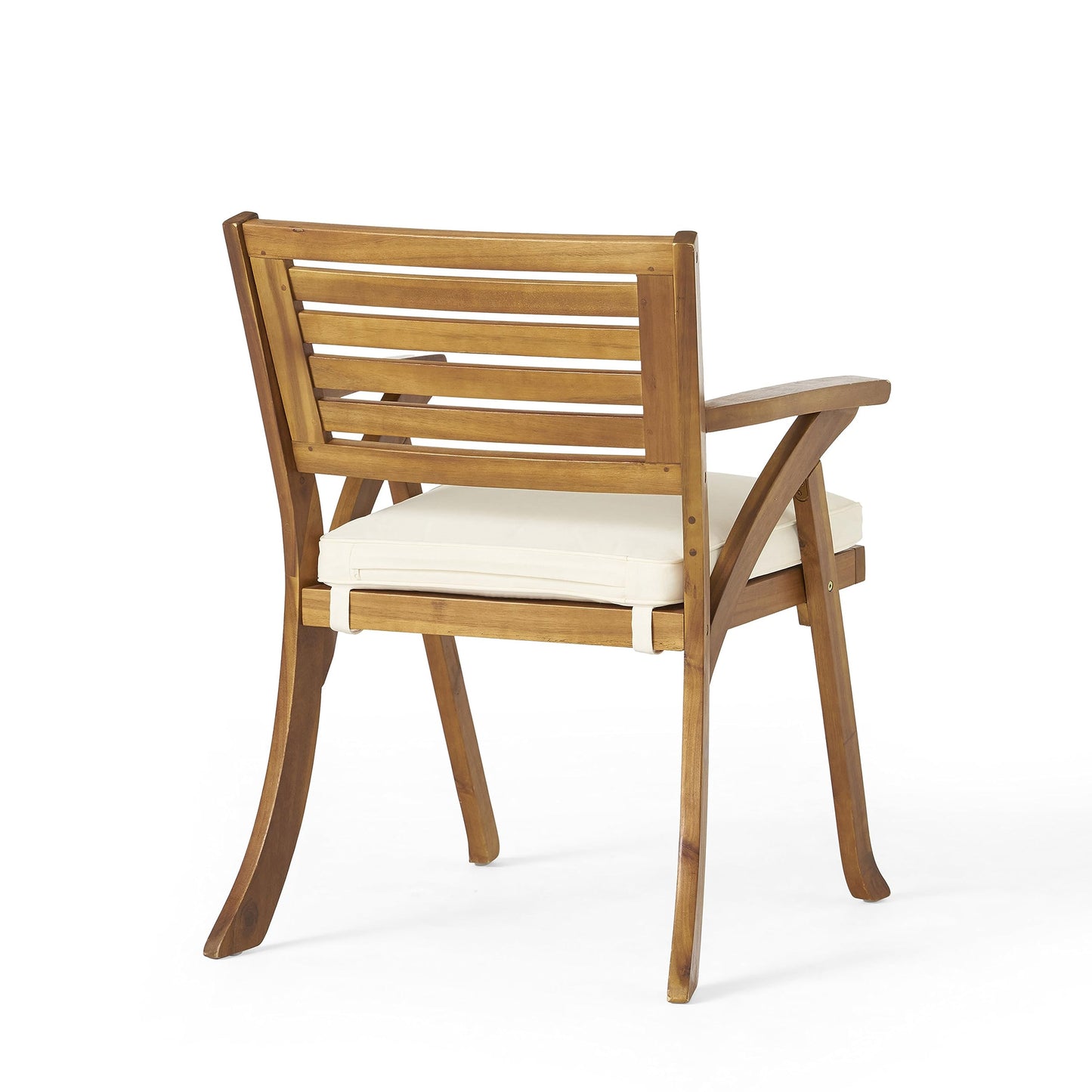Christopher Knight Home Hermosa Acacia Wood Dining Set, 5-Pcs Set, Teak Finish