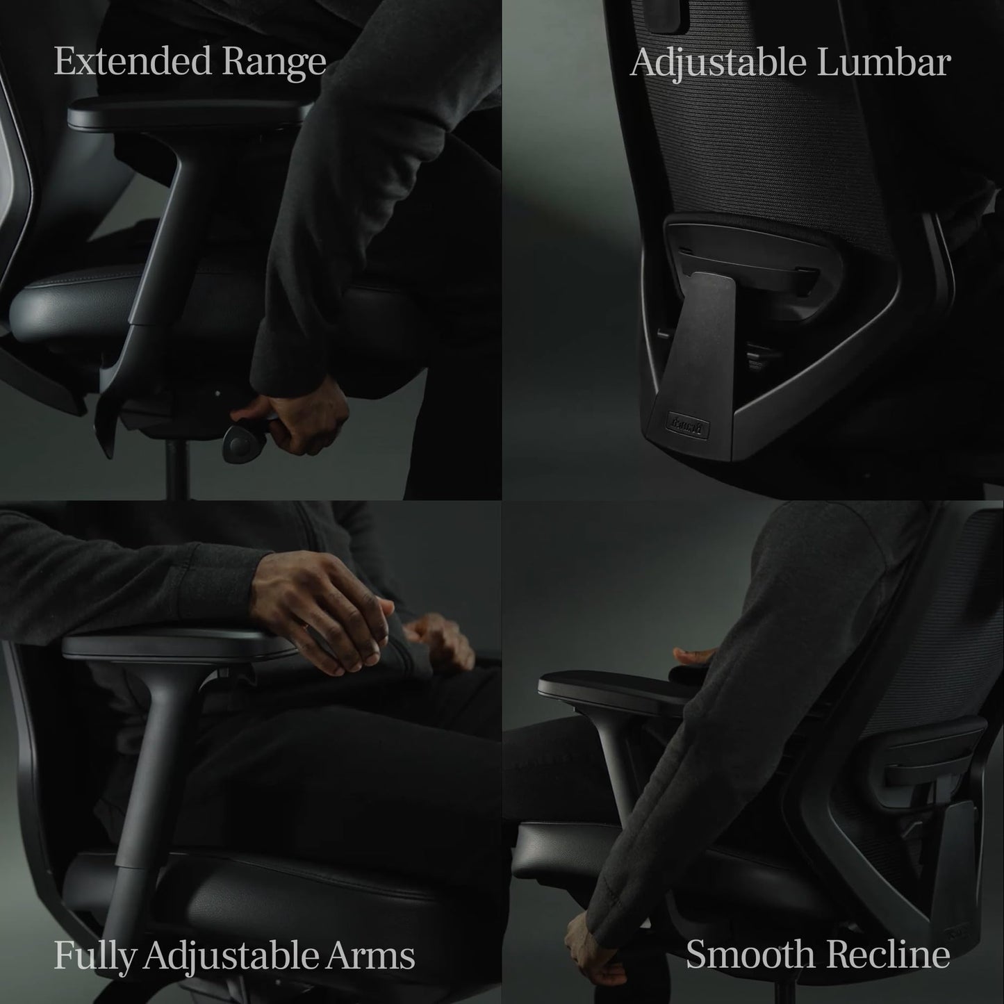 Branch Ergonomic Chair Pro - Mesh Office Chair with 14 Points of Adjustment - Height, Depth & Tilt Adjustable - 5D Armrests - Forward Tilt, Smooth Recline, and Lumbar Support - Boulder