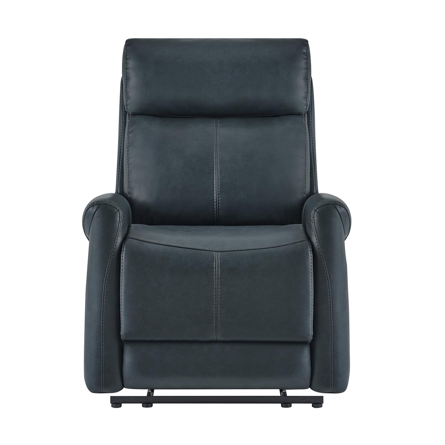 KISLOT Leather Recliner Chair for Adults Wall Hugger RV Recliner with USB Charging Ports Electric Power Reclining Sofa for Living Room Home Theater Seating Bedroom