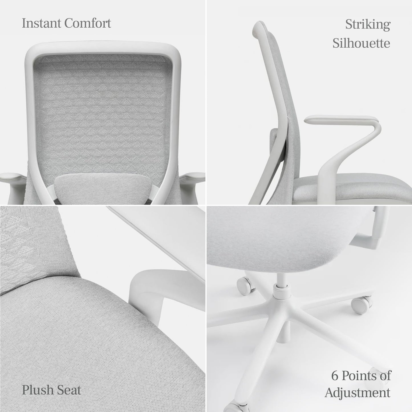 Branch Verve Chair - High Performance Executive Office Chair with Contoured Back and Adjustable Lumbar Support - High Density Foam Cushion and 3D Knit Back - Fits 5' to 6', Up to 275 lbs, Wheat