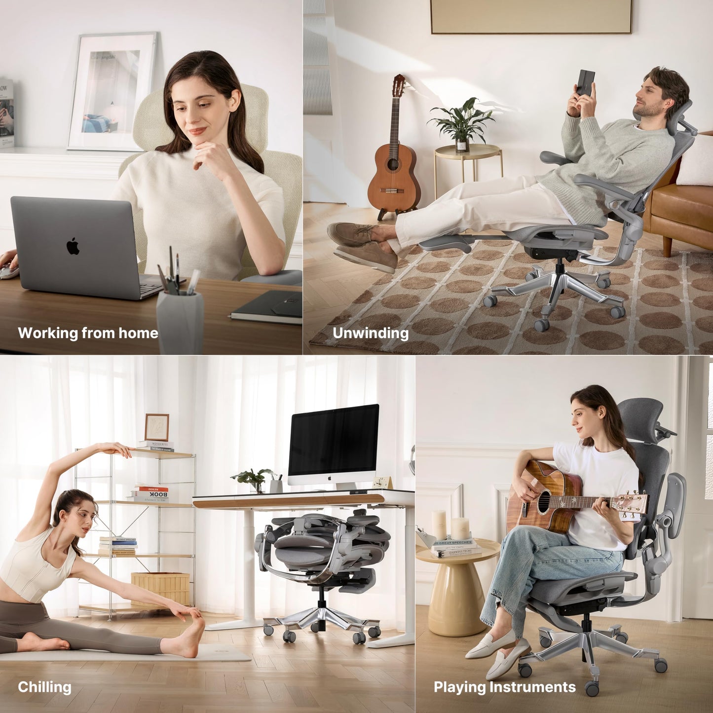 HINOMI H2 Pro Premium Ergonomic Office Chair - Comfy Home Office Desk Computer Chair with Adjustable Back Support, Swivel Wheels, Flip-up Arms, Comfortable Mesh Seat for Desk Work (Black)