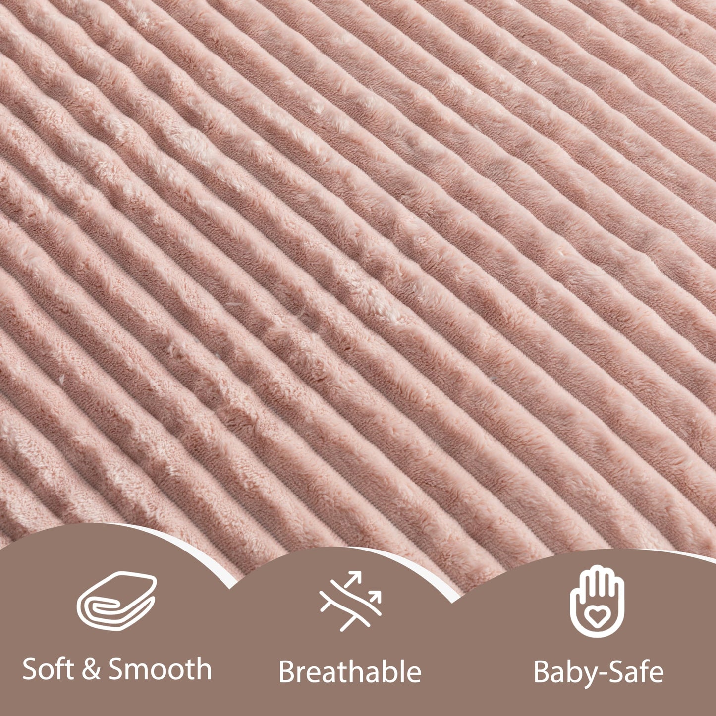 Shintenchi Boneless Couches for Living Room,Modular Sectional Sofa with Deep Seat,Memory Foam Cloud Couch with L Shaped Oversized Chaise,No Assembly Needed Plush Corduroy Sofa,Pink